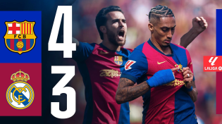 Thumbnail for FC BARCELONA 4 vs 3 REAL MADRID | EL CLASICO | LALIGA 2024/25 MD35 | FC Barcelona