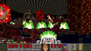 Thumbnail for Doom II: Dimensions map 32, Bone-Nanza (UV Max in 8:27) [tas] | PrBoomer Juice
