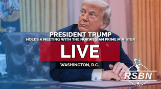 Thumbnail for LIVE REPLAY: President Trump Holds a Meeting with the Norwegian Prime Minister - 4/24/25 | Right Side Broadcasting Network