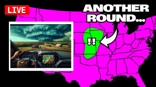 Thumbnail for Tornado & Gorilla Hail Storm Chase in Kansas & Iowa | Reed Timmer