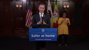 Thumbnail for LA Mayor: "It's time to CANCEL EVERYTHING" residents ordered to stay in their homes effective immediately