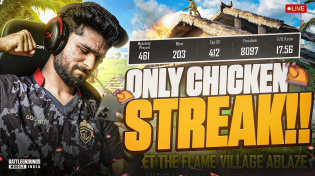 Thumbnail for AAJ HOGA SERIOUS GAMEPLAY | CHICKEN STREAK BANAYE? | BGMI LIVE