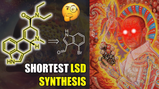 Thumbnail for LSD synthesis in 7 steps (educational) | Lysergic acid, organic chemistry, reaction mechanisms | Total Synthesis