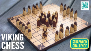 Thumbnail for Viking Chess game - Hnefatafl - Scrapwood Challenge ep23 | Pask Makes