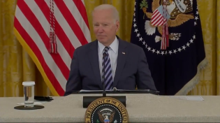 Thumbnail for REPORTER: “If Americans are still in Afghanistan after the deadline what will you do?” BIDEN: *smirks* *White House cuts audio feed*