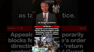 Thumbnail for Appeals Court Stays District Judge Ordering Trump to Return National Guard Control to California | Wes Austin