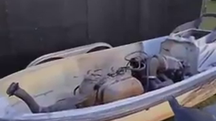 Thumbnail for Guy creates fishing boat from old jetski
