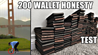 Thumbnail for 200 dropped wallets- the 20 MOST and LEAST HONEST cities | Mark Rober