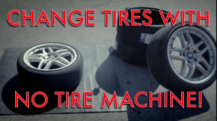 Thumbnail for Changing tires with NO TIRE MACHINE! Do it yourself for free. | Evan Woss