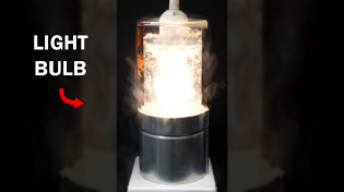 Thumbnail for Light bulb vs liquid nitrogen | NileRed Shorts