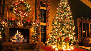 Thumbnail for Top 100 Christmas Songs All Time with Fireplace 🎁🎄 The Best Old Christmas Songs Playlist, Originals | Christmas Ambience