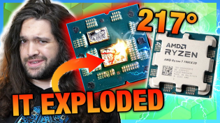 Thumbnail for We Exploded the AMD Ryzen 7 7800X3D & Melted the Motherboard | Gamers Nexus
