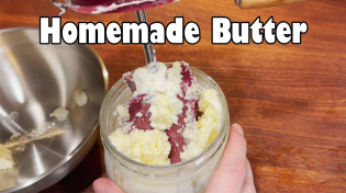 Thumbnail for Making Homemade Butter with a Tabletop Butter Churn | Ordinary Sausage