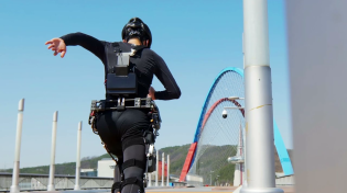Thumbnail for Exo-booster | A powered exoskeleton for extreme human mobility | KAIST | Exoskeleton Lab @ KAIST