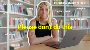 Thumbnail for Mistakes to avoid at university: 10 tips & advice from a graduate | ad