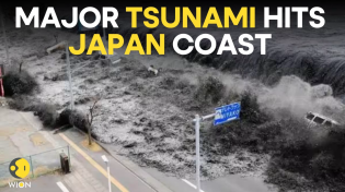 Thumbnail for Japan Earthquake Tsunami News LIVE: Massive earthquake strikes Japan, triggering tsunami | WION LIVE
