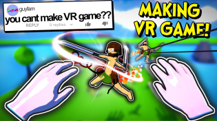 Thumbnail for He said I Couldn't Make a VR Game... So I Bought a VR Headset and Made One! | Dani