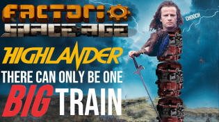 Thumbnail for Beating Factorio but with One Big Train | Sauceman