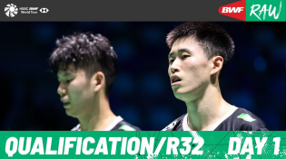 Thumbnail for Hylo Open 2023 | Day 1 | Court 1 | Qualification/Round of 32 | BWF TV