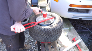 Thumbnail for Harbor Freight Mini-Tire Changer (How to Change A Tractor Tire) | a DIY Car Guy