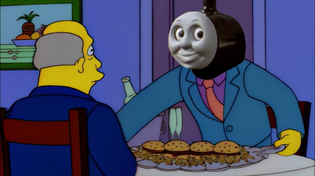 Thumbnail for Steamed Hams but formatted like a classic Thomas episode | Editor Bryce