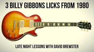 Thumbnail for 3 Billy Gibbons Licks From 1980 | Late Night Lessons