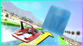 Thumbnail for GTA 5 | What happens when you DRIVE into a GIANT WATER CUBE? | JANTSUU
