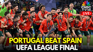 Thumbnail for UEFA Nations League Final LIVE: Portugal Beat Spain 5-3 on Penalties | Cristiano Ronaldo | N18G