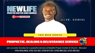 Thumbnail for PROPHETIC , HEALING & DELIVERANCE SERVICE - 25.05.2025. | New Life TV KENYA