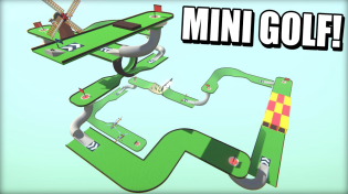 Thumbnail for I Built a 9 Hole Mini Golf Track and Challenged the Dev! | kAN Gaming