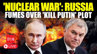 Thumbnail for Putin Assassination Bid LIVE: Russian Speaker Threatens Nuclear War After Trump Aide's Bombshell | Times Of India