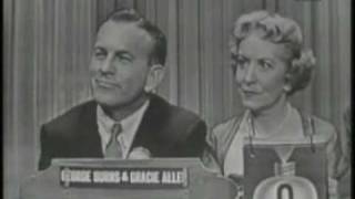 Thumbnail for Whats my line? -  George Burns and Cracie Allen | joanfontainefan