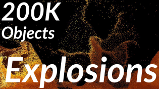 Thumbnail for 200K Objects simulation, Testing Explosions | Pezzza's Work