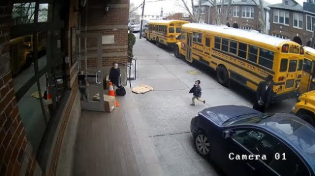Thumbnail for Video shows driver using sidewalk to pass Brooklyn school buses | Eyewitness News ABC7NY