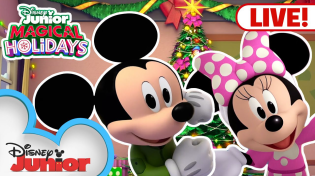 Thumbnail for 🔴 LIVE! Disney Junior Magical Holidays 🎁 | Mickey, Minnie, Spidey and MORE! | @disneyjunior | Disney Junior