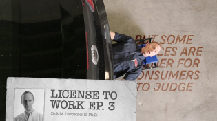Thumbnail for Licensing Costs Our Economy $180 Billion/Year, Here Are Ways to Avoid That — License to Work Ep3