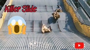 Thumbnail for Giant Slide at Belle Isle Park😱 #subscribe #detroit #belleisle #giantslide | Andre Doing It