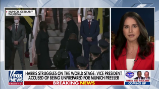 Thumbnail for Tulsi Gabbard: Embarrassing Kamala Harris is US voice on global stage