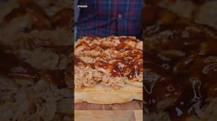 Thumbnail for Sweetly Savage Chicken Banana Mini Slider Snack Hack!🍗🍌 #shorts #pulled #chicken #sliders | cookingWITHfred