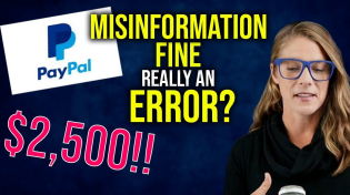 Thumbnail for PayPal's misinformation fine an 