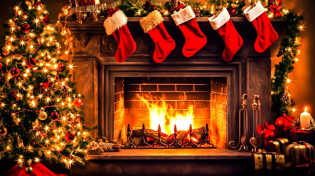 Thumbnail for Frank Sinatra, Nat King Cole, Bing Crosby, Dean MartinðŸŽ„ Best Classics Christmas Music with Fireplace | Christmas Ambience