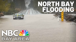 Thumbnail for Roads flooded, trees down in the North Bay as atmospheric river storm continues | NBC Bay Area