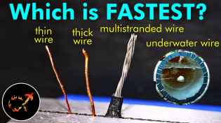 Thumbnail for Why does WATER change the speed of electricity? | AlphaPhoenix