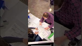 Thumbnail for Woman inside polling area has been filling out BLANK BALLOTS for over an hour, and stamping them | Global Report News