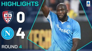 Thumbnail for CAGLIARI-NAPOLI 0-4 | HIGHLIGHTS | Lukaku stars as Napoli cruise to victory | Serie A 2024/25 | Serie A