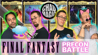 Thumbnail for Final Fantasy x Magic the Gathering Precon Battle w/Affinity for Commander! | Chad Magic