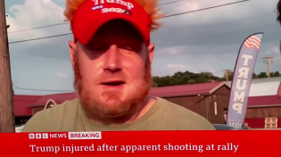 Thumbnail for While tons of faggots are going full retard on the assassination psyop, the BBC interviews a guy claiming cops ignored him pointing out the shooter crawling on the roof.
