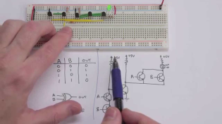 Thumbnail for Making logic gates from transistors | Ben Eater