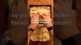 Thumbnail for focaccia that doesn’t suck | Tim Laielli