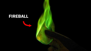 Thumbnail for Making a fireball from scratch is crazy | NileRed Shorts